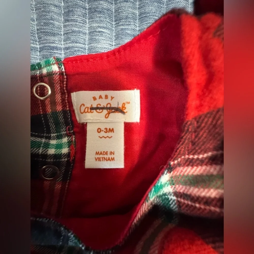 Cat & Jack Size 0-3 Holiday Dress